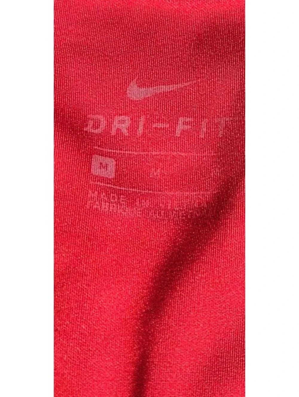 NIKE ONE Women's M Medium Mid-Rise Cropped 7/8 Tights Red DD1813-615 Dri-FIT Gym